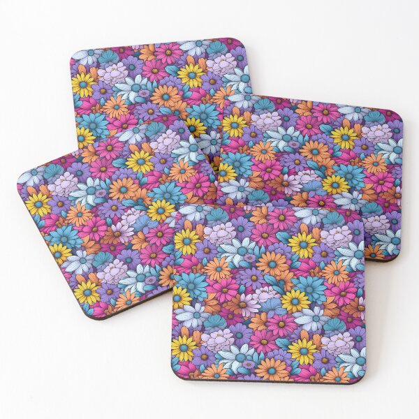 Item preview, Random Flowers Plants Pattern designed and sold by LudwikeArts.