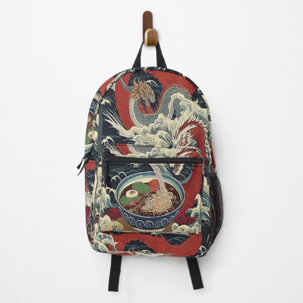 Item preview, Dragons, tsunamis and ramen. (龍津波とラーメン) designed and sold by Giulivo Store Graphic.