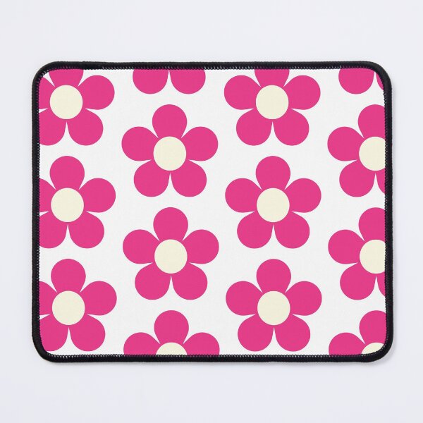 Item preview, Simple Retro Flower Hot Pink designed and sold by shopcosmiclatte.