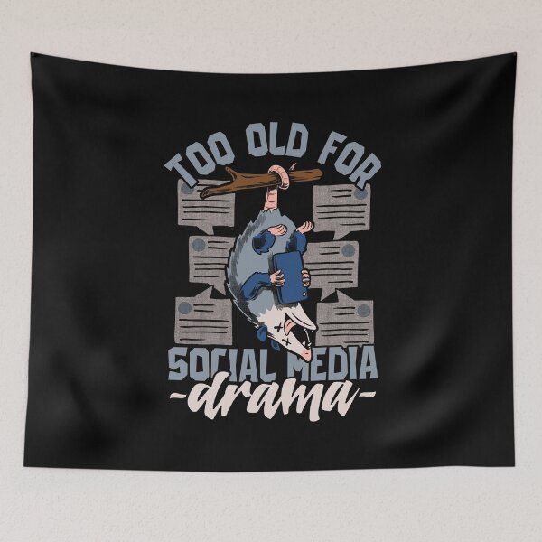 Item preview, Social Media Drama - Funny Possum Gift designed and sold by Studio Mootant.