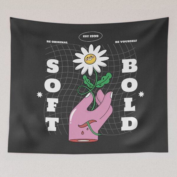 Item preview, Soft Bold Flower Retro designed and sold by MelTay21.