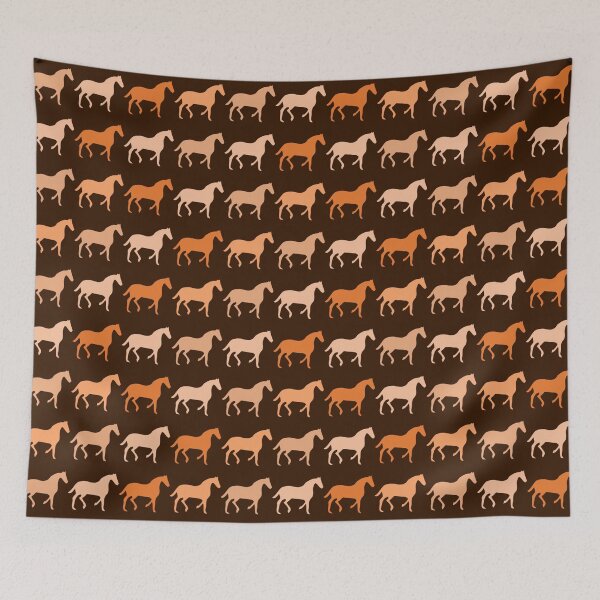 Item preview, brown horse pattern designed and sold by NAGNE.