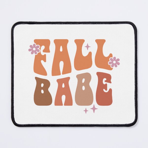 Item preview, Autumn Fall Babe Retro Design designed and sold by ArtMeetsPizza.
