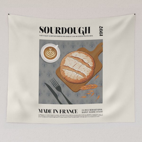 Item preview, Sourdough Wall Art designed and sold by SurfolioPrints.