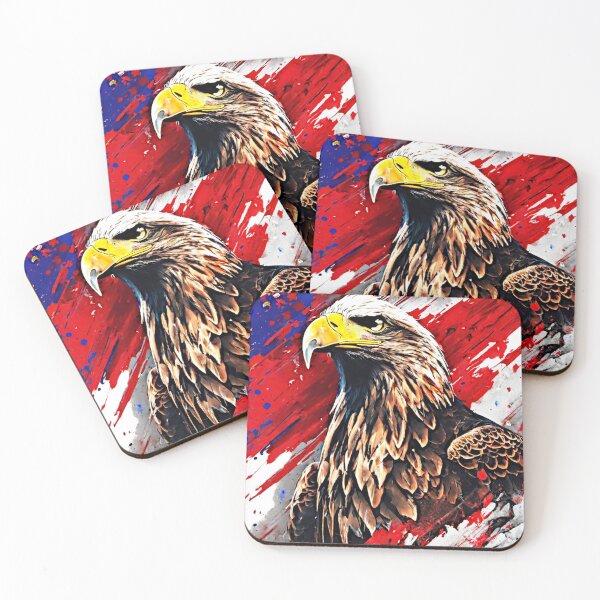 Item preview, The artwork featured a stunning color splash of an eagle.  designed and sold by Best-Art-32.