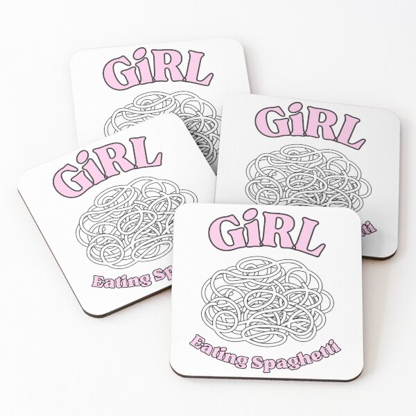 Item preview, Girl eating spaghetti designed and sold by YQvibe Studio.