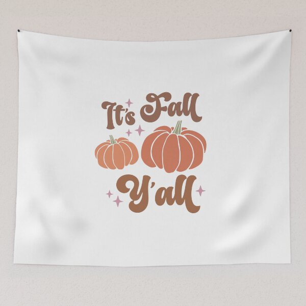 Item preview, It's Fall Y'all Retro Autumn Fall  Design designed and sold by ArtMeetsPizza.