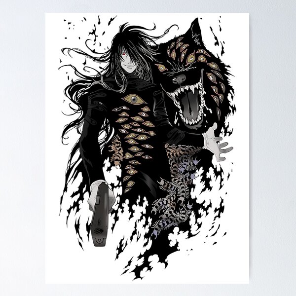 ALUCARD Inner demons Vampire Illustration Hellsing - Alucard Hellsing -  Posters and Art Prints