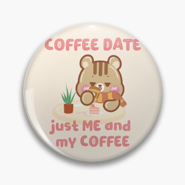 Item preview, Cute Kawaii Coffee Date Chipmunk designed and sold by cutecozynook.
