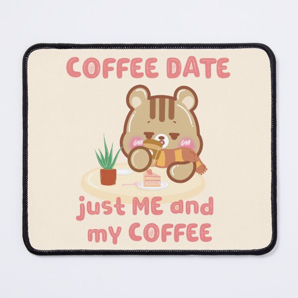 Item preview, Cute Kawaii Coffee Date Chipmunk designed and sold by cutecozynook.