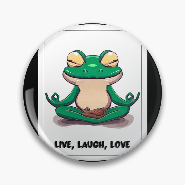 Item preview, Meditating Frog designed and sold by Thedigital91.