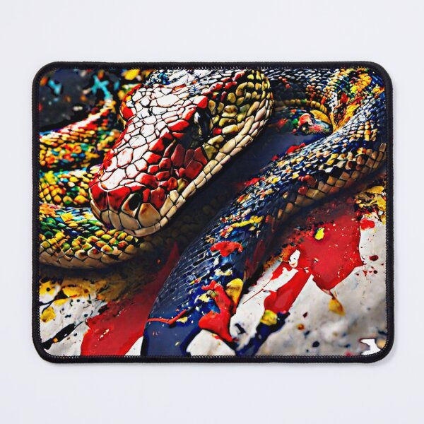 Artikelvorschau, Das Kunstwerk zeigte einen lebendigen Farbtupfer aus Python. entworfen und verkauft von Best-Art-32.