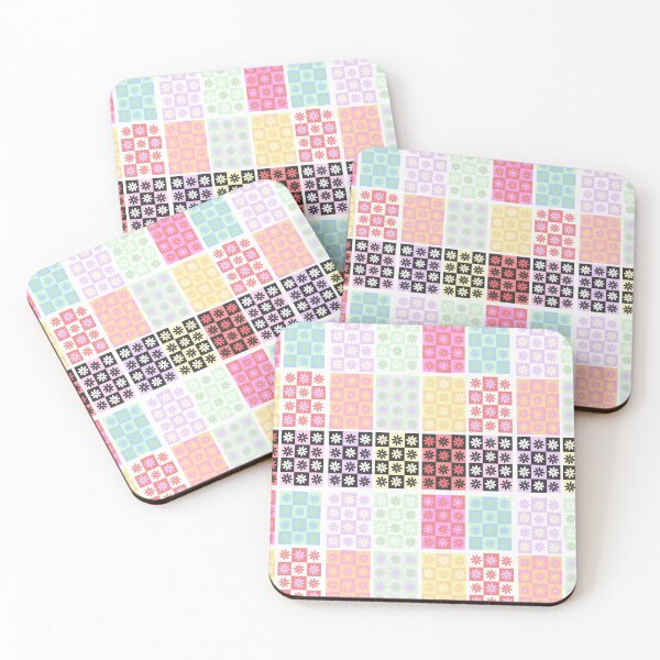 Item preview, Floral Grid Collage designed and sold by shopcosmiclatte.