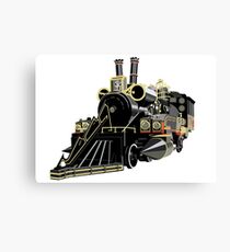 Back to the Future Train Canvas Print