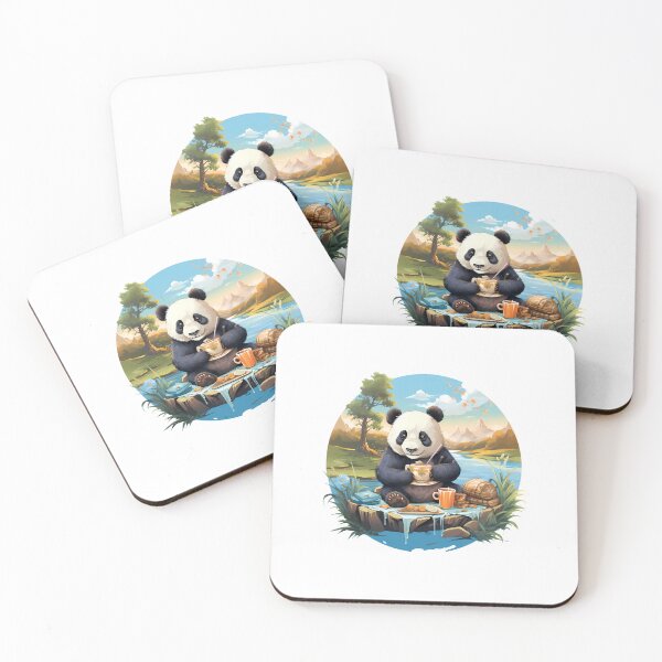 Item preview, Hungry Panda Feast: Bamboo Banquet Delight designed and sold by hamishby.