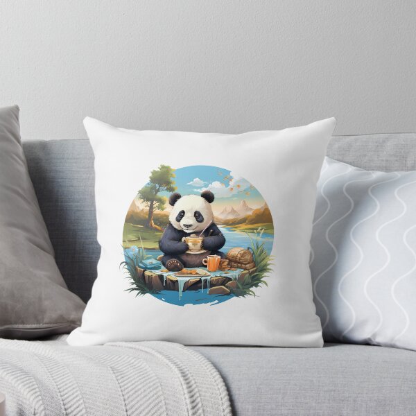 Item preview, Hungry Panda Feast: Bamboo Banquet Delight designed and sold by hamishby.
