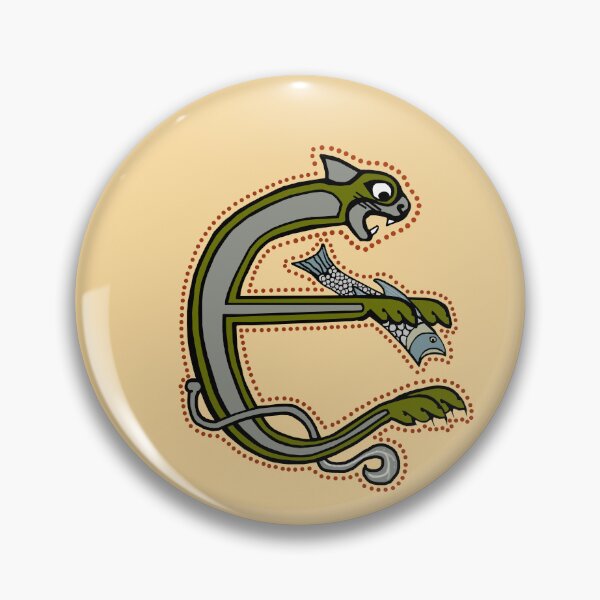 Item preview, Celtic Cat Letter E designed and sold by Donnahuntriss.