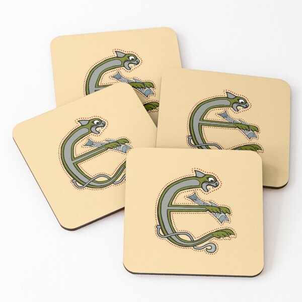 Item preview, Celtic Cat Letter E designed and sold by Donnahuntriss.