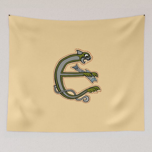 Item preview, Celtic Cat Letter E designed and sold by Donnahuntriss.