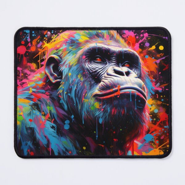 Item preview, Crazy colors, Gorilla, AI designed and sold by silent-violin.