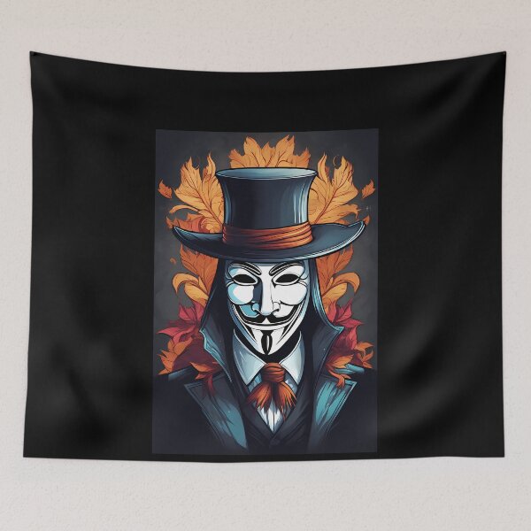 Artikelvorschau, Ikonischer Guy-Fawkes-Minimalismus entworfen und verkauft von Mechanical-Artt.
