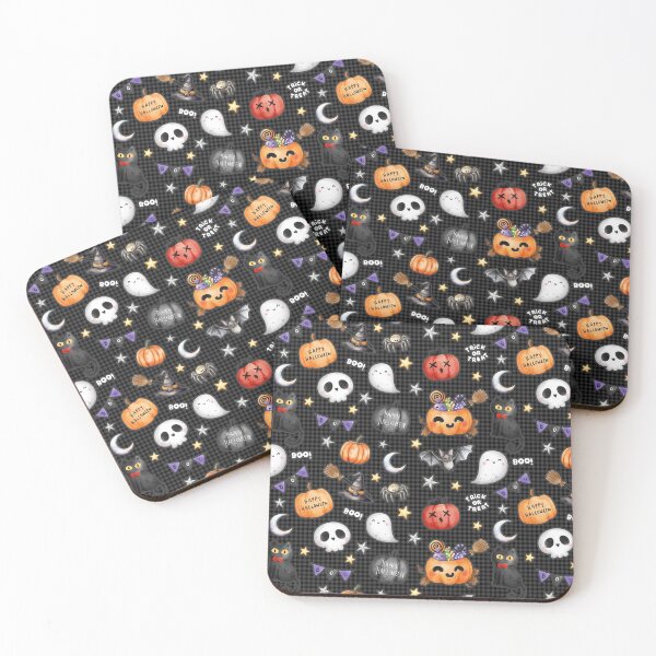 Item preview, Cute Spooky Halloween Pattern designed and sold by SeGoArtDesign.