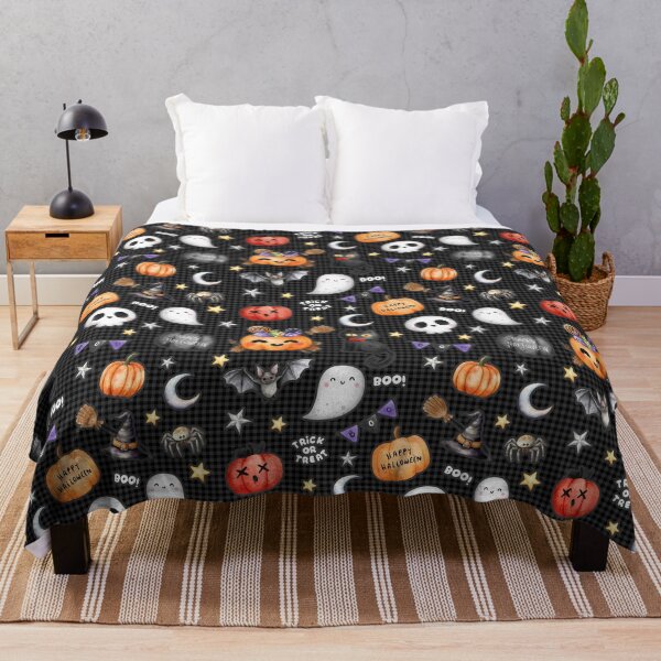 Item preview, Cute Spooky Halloween Pattern designed and sold by SeGoArtDesign.