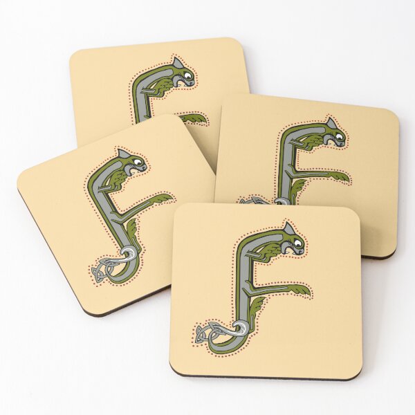 Item preview, Celtic Cat Letter F designed and sold by Donnahuntriss.