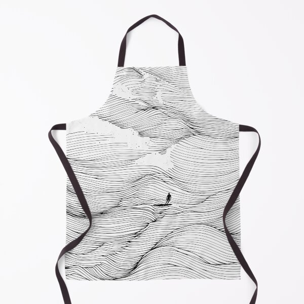 Item preview, Surf Waves Line Art designed and sold by SurfolioPrints.