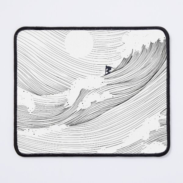 Item preview, Ocean Waves Line Art designed and sold by SurfolioPrints.
