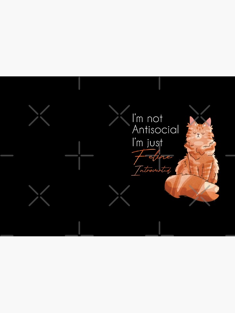 Thumbnail 3 of 3, Hardcover Journal, I’m not antisocial - Red Maine Coon - Cat Lovers designed and sold by FelineEmporium.