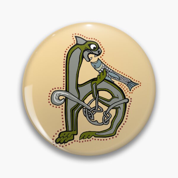 Item preview, Celtic Cat Letter H designed and sold by Donnahuntriss.
