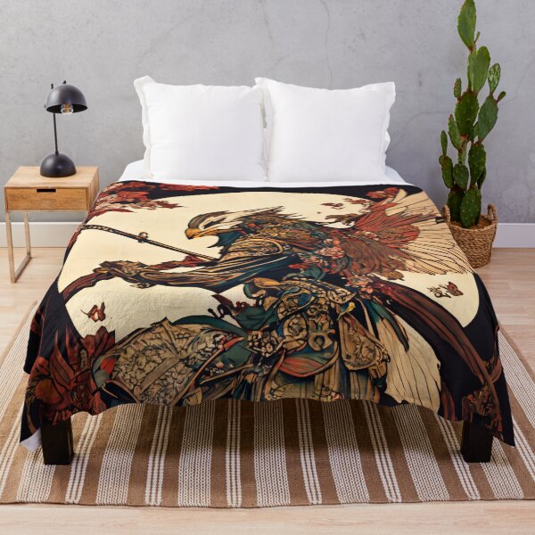 Item preview, Eagle Warrior Samurai Vintage Art Nouveau designed and sold by entwithanaxe.