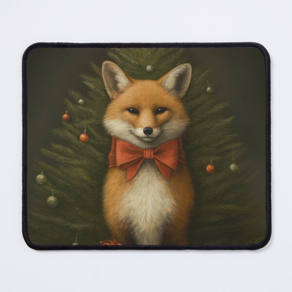 Item preview, Fox with Christmas Tree and Presents (A) designed and sold by OddCorro.