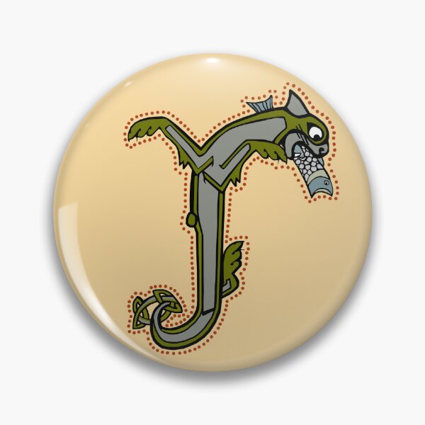 Item preview, Celtic Cat Letter J designed and sold by Donnahuntriss.