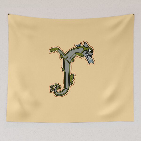 Item preview, Celtic Cat Letter J designed and sold by Donnahuntriss.