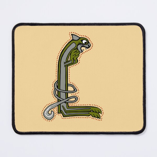 Item preview, Celtic Cat Letter L designed and sold by Donnahuntriss.