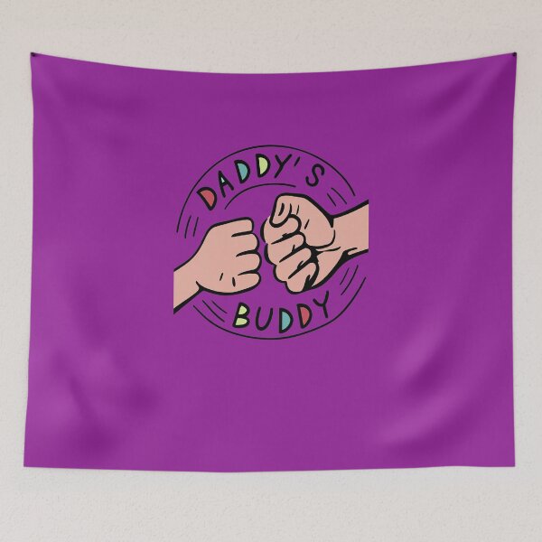Item preview, Daddy’s buddy, father and son fist bump,  family, love, friendship. gift designed and sold by bubblylive.