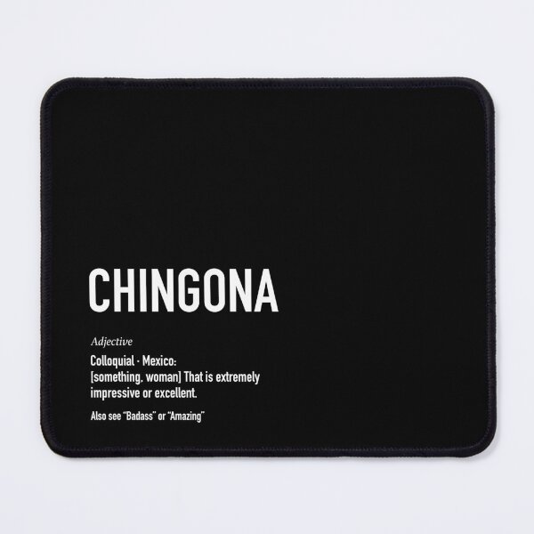 Item preview, Mexican words · for her Chingona in black designed and sold by TallerMexicanoDeDiseño.