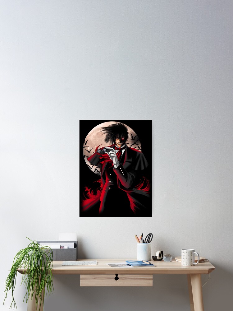 Thumbnail 2 of 3, Poster, Hellsing Dark Fantasy Anime Ultimate Alucards designed and sold by AnaEricksonLux.