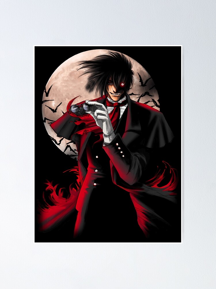 Thumbnail 1 of 3, Poster, Hellsing Dark Fantasy Anime Ultimate Alucards designed and sold by AnaEricksonLux.