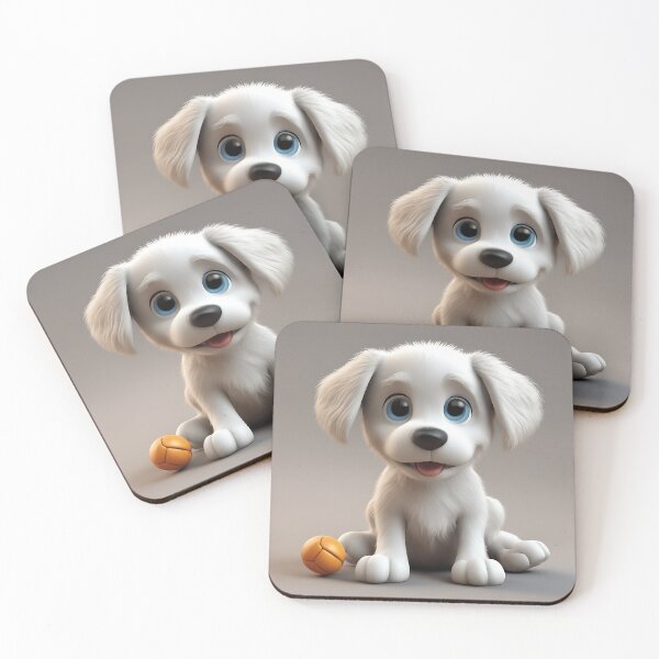 Item preview, Cute 3D Cartoon Puppy  designed and sold by BigBoyFunky.