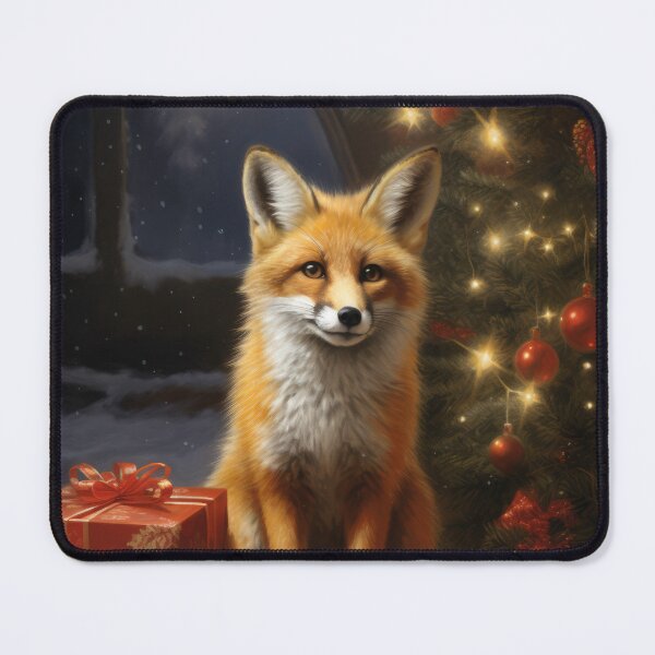Item preview, Fox with presents, baubles and Christmas Tree (A) designed and sold by OddCorro.