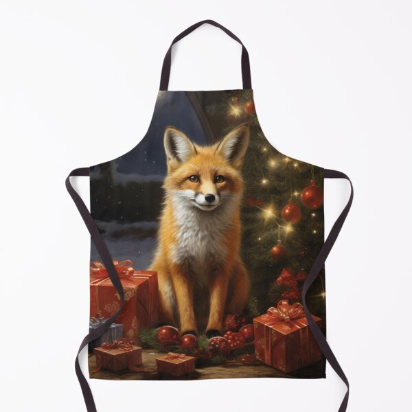 Item preview, Fox with presents, baubles and Christmas Tree (A) designed and sold by OddCorro.
