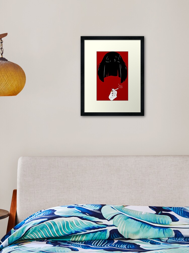 Pulp Fiction Framed Art Print By Luiscaceres Redbubble