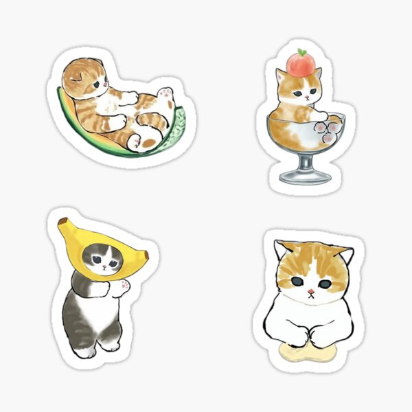 Item preview, Cat With Food banana Flour sweet potato juice designed and sold by harikrushn10.