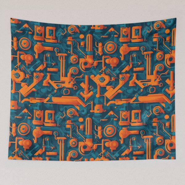 Item preview, Industrial, engineering, bold graphics designed and sold by CoolPixels.