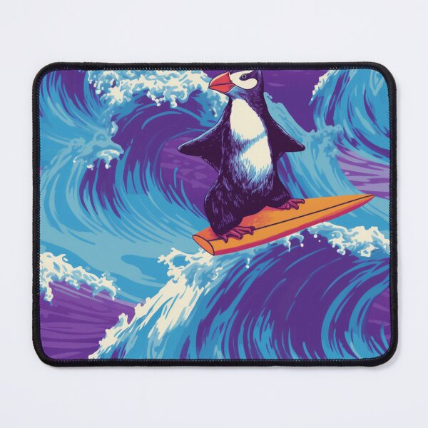 Item preview, Penguin surf designed and sold by Snoobstyle.