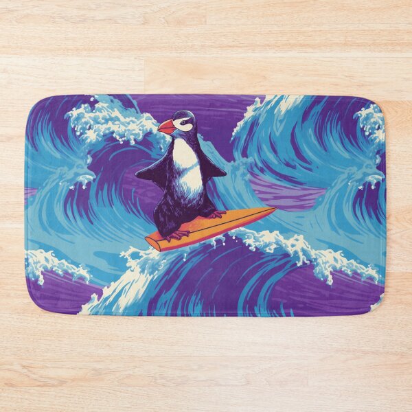 Item preview, Penguin surf designed and sold by Snoobstyle.