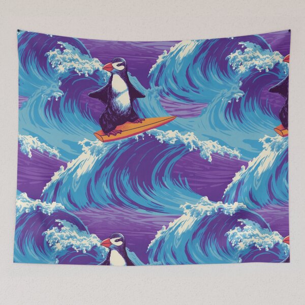 Item preview, Penguin surf designed and sold by Snoobstyle.
